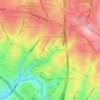 Mapa topográfico Armağanevler Mahallesi, altitud, relieve