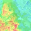 Mapa topográfico Памятник природы регионального значения «Колтушские высоты», altitud, relieve