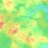 Mapa topográfico Куты, altitud, relieve