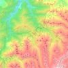Mapa topográfico Yukarı Şimşirli, altitud, relieve