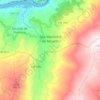 Mapa topográfico São Martinho de Mouros, altitud, relieve