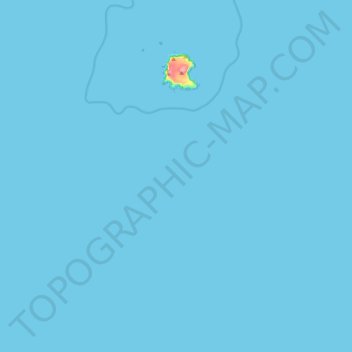 Mapa topográfico Arquipélago da Madeira, altitud, relieve