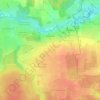Mapa topográfico Афинеево, altitud, relieve