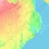 Mapa topográfico Шабівська сільська громада, altitud, relieve