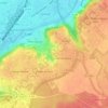 Mapa topográfico 60100, altitud, relieve