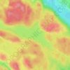 Mapa topográfico Лебединое озеро, altitud, relieve