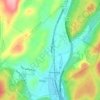 Mapa topográfico Village of Sloatsburg, altitud, relieve