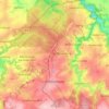 Mapa topográfico Großschirma, altitud, relieve
