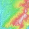 Mapa topográfico Ton, altitud, relieve