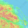 Mapa topográfico Area G (Saltair / Gulf Islands), altitud, relieve