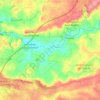 Mapa topográfico Rives-du-Couesnon, altitud, relieve