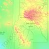 Mapa topográfico Kofa Wilderness Area, altitud, relieve