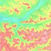 Mapa topográfico 47140, altitud, relieve