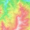 Mapa topográfico Albiez-le-Vieux, altitud, relieve