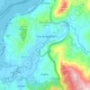 Mapa topográfico Vilar de Mouros, altitud, relieve