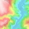 Mapa topográfico Erbedeiro, altitud, relieve