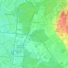 Mapa topográfico Заневское городское поселение, altitud, relieve