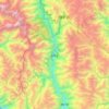 Mapa topográfico 云岭乡, altitud, relieve
