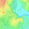 Mapa topográfico Alto Del Río, altitud, relieve