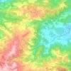 Mapa topográfico O Valadouro, altitud, relieve