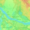 Mapa topográfico посёлок имени Свердлова, altitud, relieve
