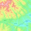 Mapa topográfico 潭头镇, altitud, relieve