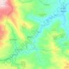 Mapa topográfico Río Yasica, altitud, relieve