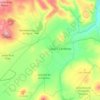Mapa topográfico Lázaro Cárdenas, altitud, relieve