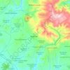 Mapa topográfico Terrenate, altitud, relieve