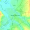 Mapa topográfico Великая Новосёлка, altitud, relieve
