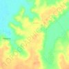 Mapa topográfico Grawin Opal Fields, altitud, relieve
