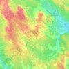 Mapa topográfico Alignan-du-Vent, altitud, relieve