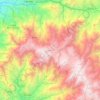 Mapa topográfico Zaruma, altitud, relieve