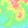 Mapa topográfico La Yeguada, altitud, relieve