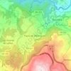Mapa topográfico Paços de Vilharigues, altitud, relieve