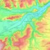 Mapa topográfico 72072, altitud, relieve