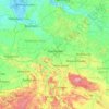 Mapa topográfico Mittellandkanal, altitud, relieve