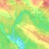 Mapa topográfico Майнило, altitud, relieve