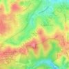 Mapa topográfico Голосеевский парк имени Максима Рыльского, altitud, relieve