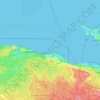 Mapa topográfico Государственный природный комплексный заказник "Лебяжий", altitud, relieve
