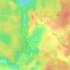 Mapa topográfico Повадино, altitud, relieve