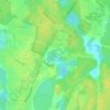 Mapa topográfico Медвежье озеро, altitud, relieve
