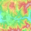 Mapa topográfico Montjay, altitud, relieve