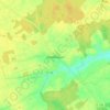 Mapa topográfico Gombergean, altitud, relieve