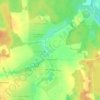 Mapa topográfico Плесенское, altitud, relieve