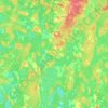 Mapa topográfico Corberrie, altitud, relieve