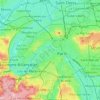 Mapa topográfico Parigi, altitud, relieve