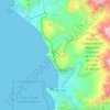 Mapa topográfico Ancón, altitud, relieve