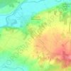 Mapa topográfico La Chapelle-Montmartin, altitud, relieve