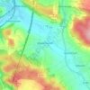 Mapa topográfico Opperhausen, altitud, relieve